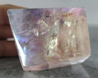 Aura Kwarts Vrijvormig Kristal | Iriserend Regenboog Decoratiestuk, Verzamelobject