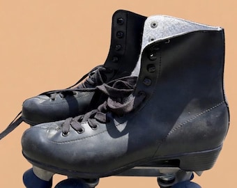 Patines de ruedas negros Chicago Skates Talla 11 para hombre Talla 13 para mujer
