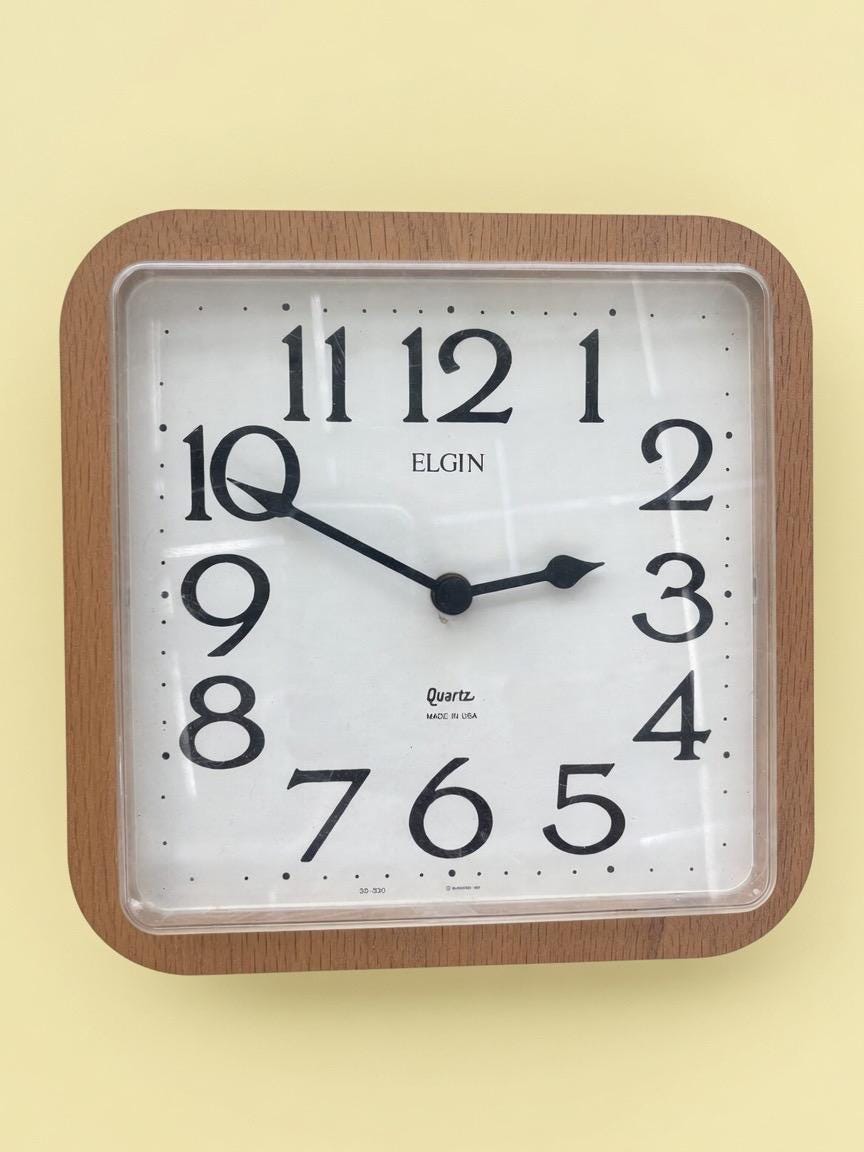 Elgin Clock - Etsy