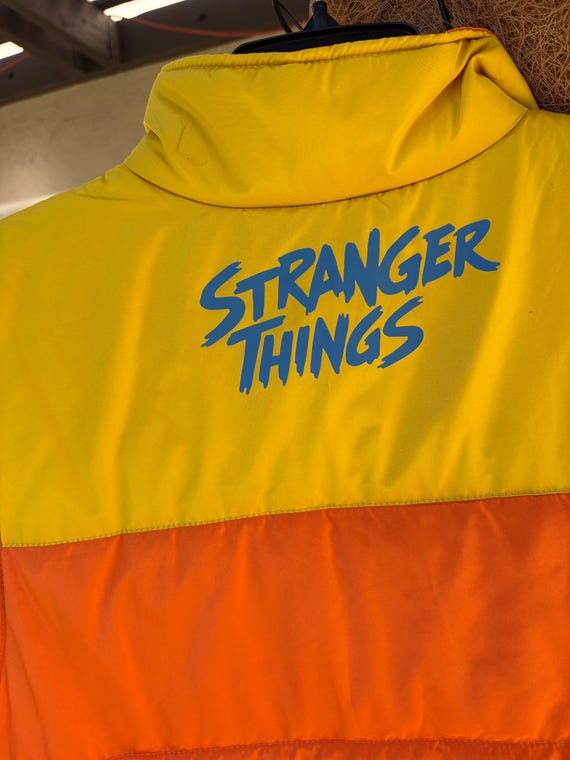 STRANGER THINGS Orange Vest - image 2