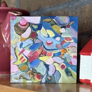 Floral Shelf Sitter - Summer Shelves Art - Botanical Mantel Decor Ideas