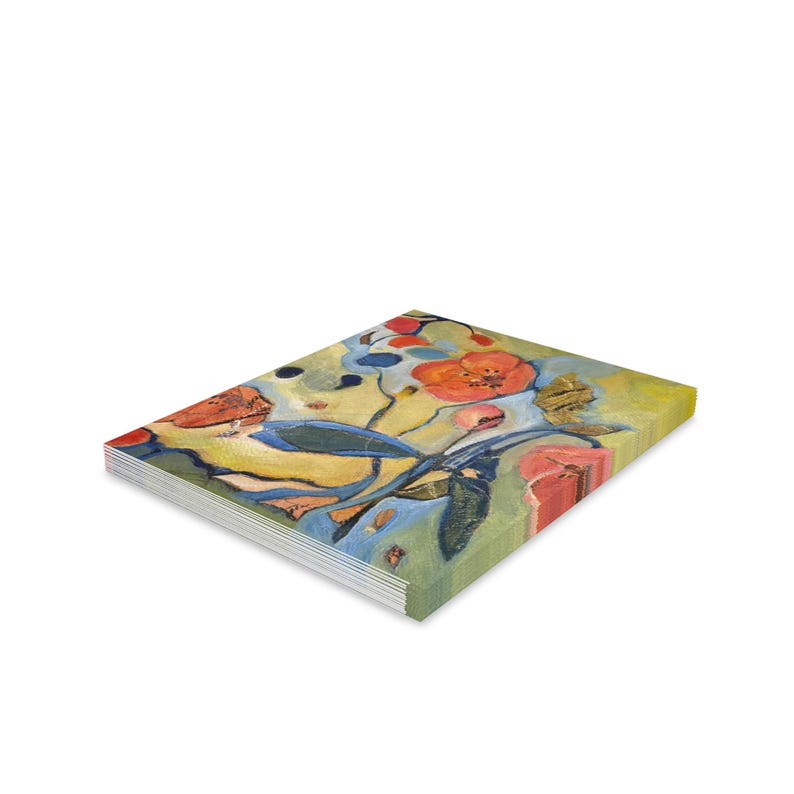 Hand Painted Floral Botanical Greeting Cards – Digitized Art ...