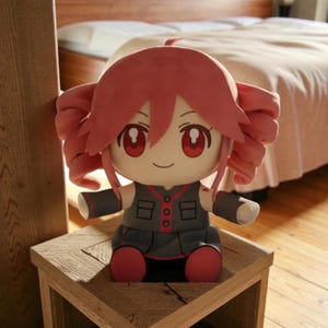 Kasane Teto Plyschdocka - Anime UTAU Vocaloid Inspirerad - Kawaii Mjuk Gosedjur - Docka - Gåva