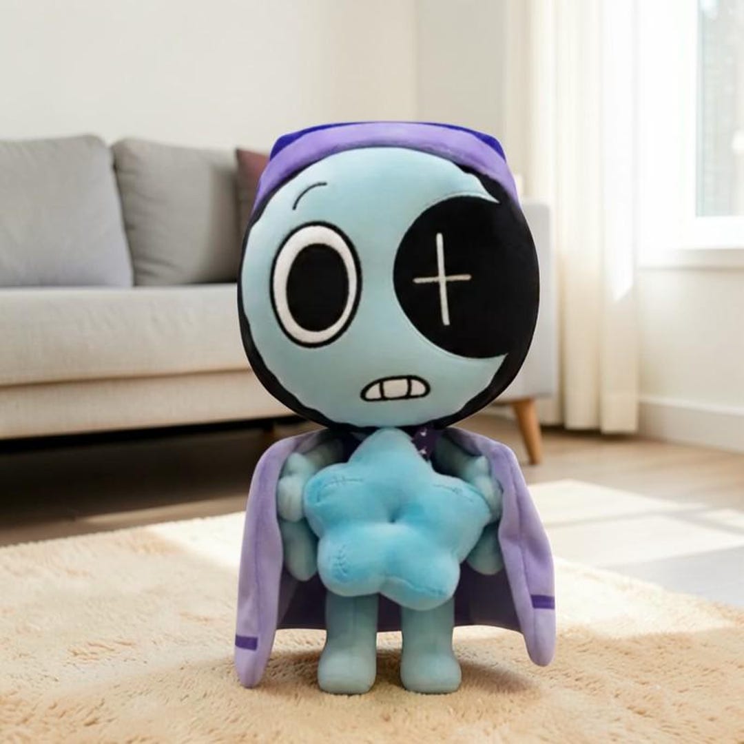 Astro Plush Dandy's World - Cute Purple Astro Plushie - Soft Game ...
