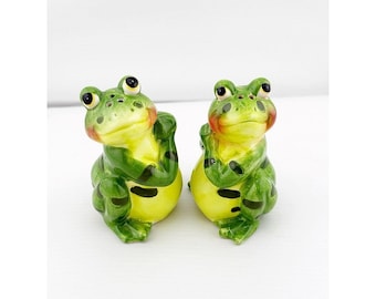 Vintage keramische peper- en zoutvaatjes uit de jaren 70-80.