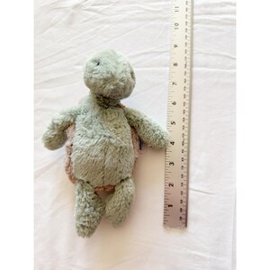 Jellycat TORTUGA TÁSTIMA Peluche pequeño y suave Minty Flippers Oceanic LOVEY