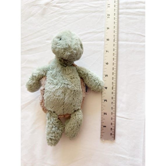 Jellycat BASHFUL TURTLE Small Soft Plush Toy Minty Flippers