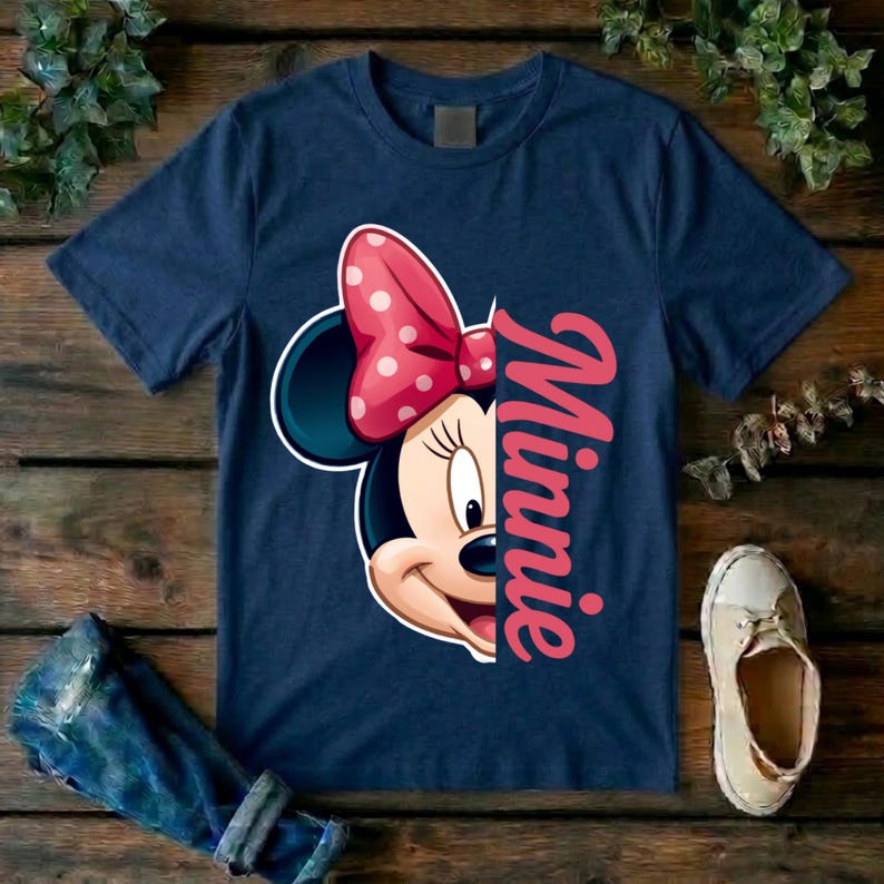 Minnie Mouse T-Shirt | Minnie Shirts | Birthday Girl Shirt | Pink Bow Kids Tee | image 9