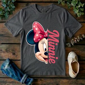 Minnie Mouse T-Shirt | Minnie Shirts | Birthday Girl Shirt | Pink Bow Kids Tee | image 2