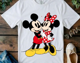 minnie and mickey mouse shirt, Love Couple Graphic Tee,