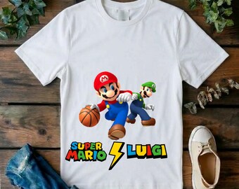 Super Mario Family Vacation Shirt, Matching Mario and Friends Tee