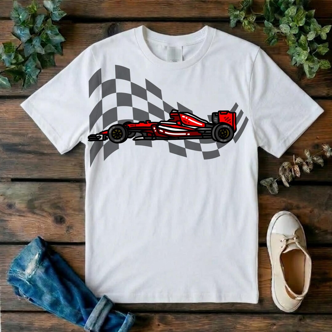 Simple Racing Shirts Formula Racing T-shirt, Red Race Car Graphic Tee, Motorsport Shirt, Car ...