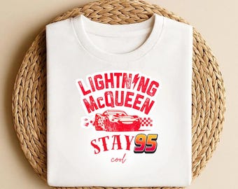 Disney Cars T-shirt, Pixar Lightning McQueen Tee, Stay ''Cool'' Shirt
