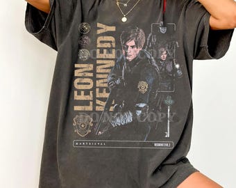 Komfort Farben Wohnheim Böse Leon S. Kennedy Bootleg T-Shirt