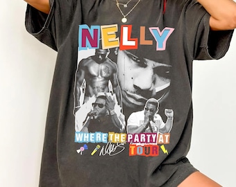 Komfort Farben Nelly Rapper Vintage 90er Jahre Bootleg T-Shirt