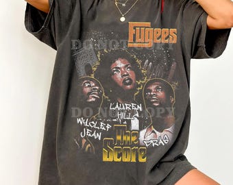 Komfortfarben Die Fugees T-Shirt - Hip Hop Tee