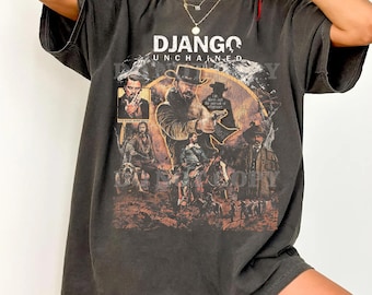 Komfort Farben Django Unchained T-Shirt, Film Grafik T-Shirt