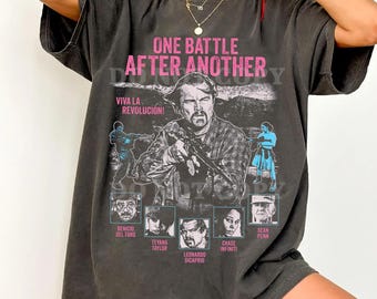 Komfortfarben T-Shirt: Benicio Del Toro, Sean Penn, Leonardo DiCaprio