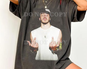 Komfort Farben Jack Harlow Mittelfinger T-Shirt