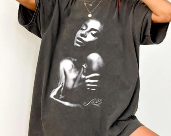 Comfort Farben Sade Shirt, 90er Jahre Sade Musik Shirt