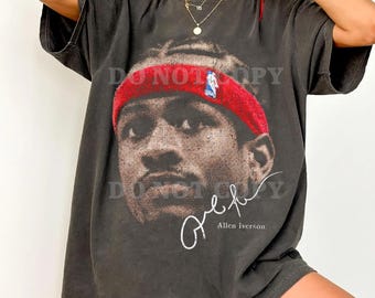 Komfort Farben Allen Iverson Graphic T-Shirt