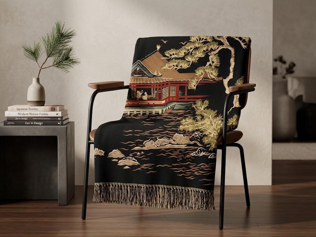 Asian Throw Blanket - Etsy