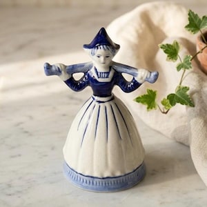Blue White Porcelain Figurine - Etsy