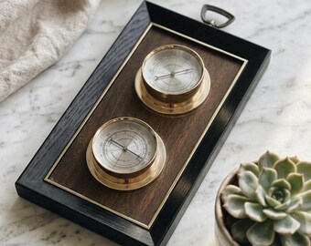 Vintage Springfield Weather Station – Mid-Century Wall Mount Gauge