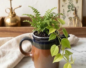Vintage Mid Century Modern Stoneware Pitcher