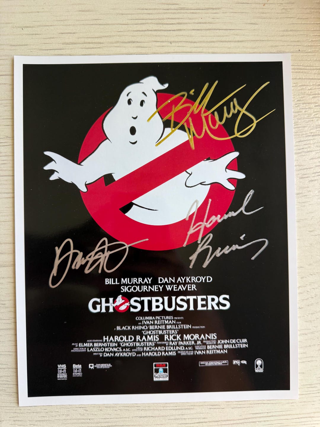 Ghostbusters Signed Photo Etsy ghostbusters-signed-photo-etsy
