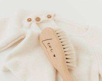 Baby Haarbüste I  personalisierte Babybürste mit Gravur