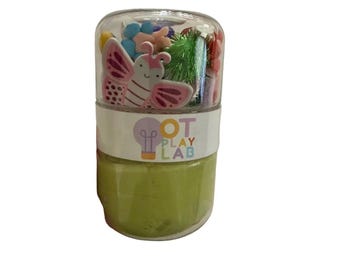 Fairy Garden Sensory Playdough Jar | Fine Motor Toy for Toddlers & Preschoolers