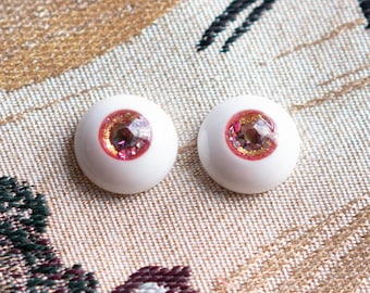 Swandoll 16/8mm Crystal / Floris / Real Eyes - unique handmade Resin BJD eyes - Liminal.Exist