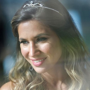 Bridal Tiara Crown, Wedding Headpiece, Zirconia Crystal Tiara, Princess Bride crown, Rhinestone Wedding Crown, Vintage crown Headband