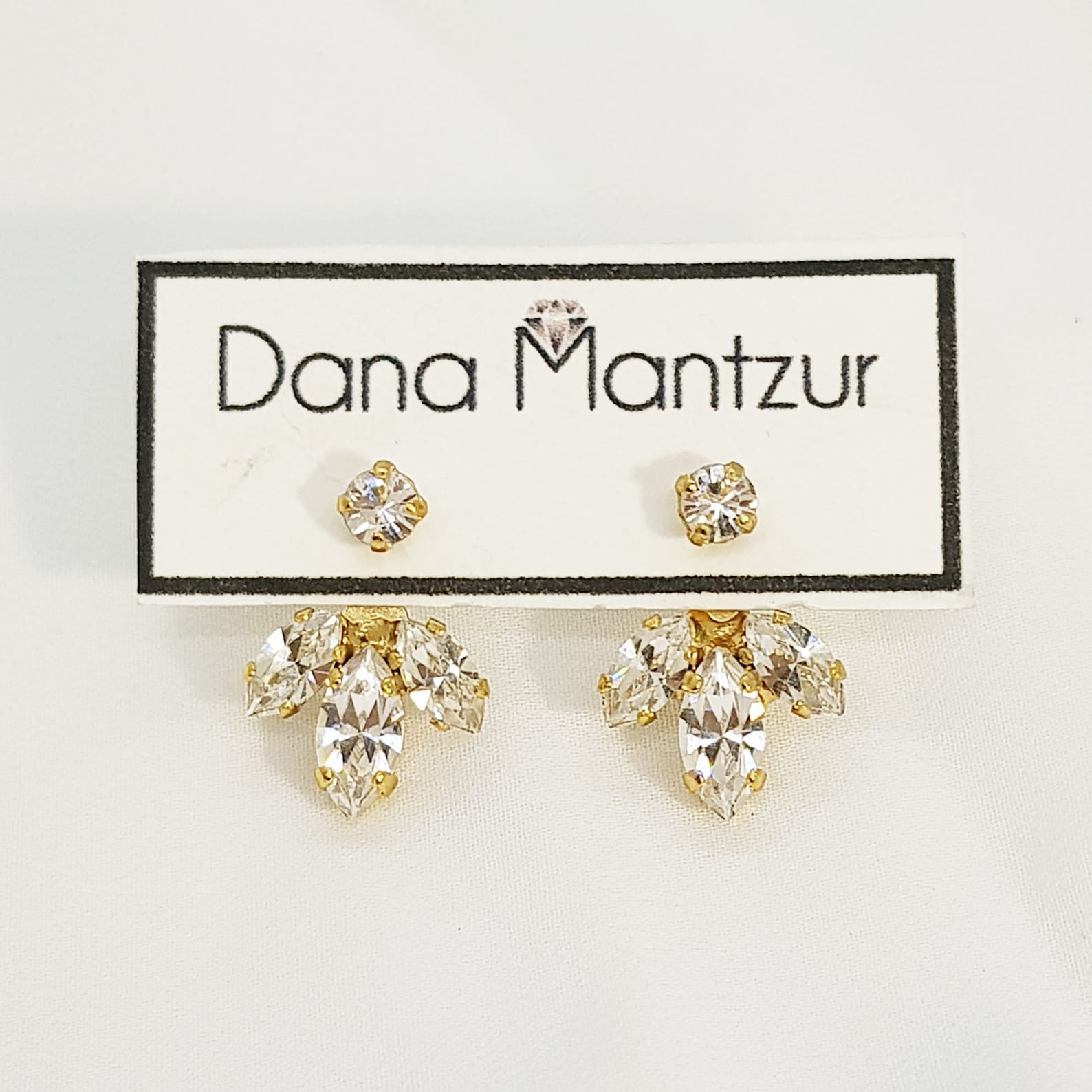 Ear Jacket Stud Earrings Front and Back Earrings Gold Ear Etsy