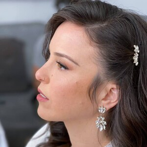 Bridal statement earrings