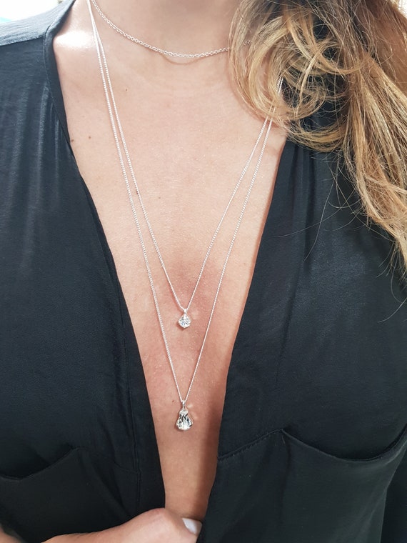 Collana A Y Lariat Vintage Con Cristalli Strati - Goccia Catena Oro CZ - Gioiello Minimal Per Donna E Ragazza