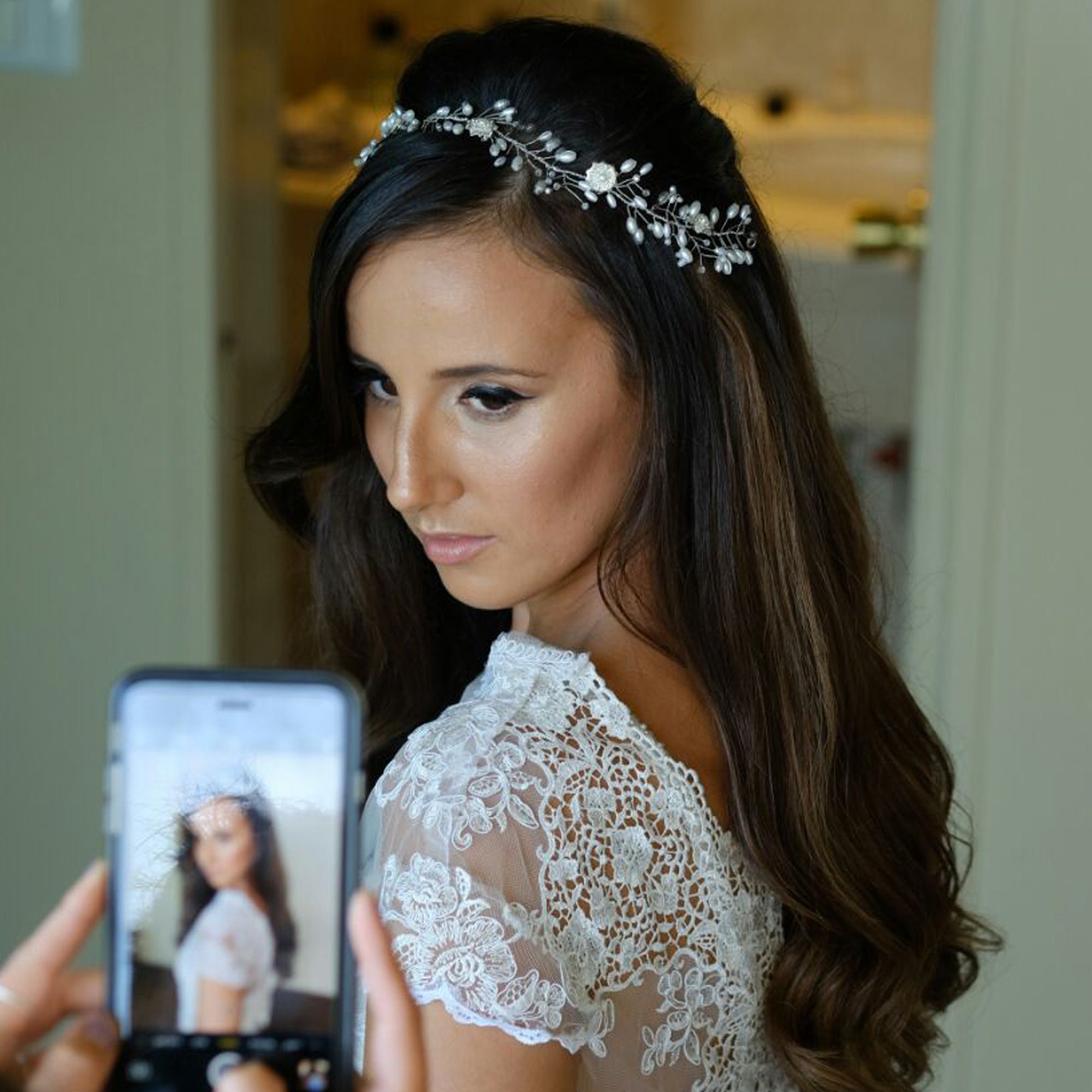headpiece jewelry wedding