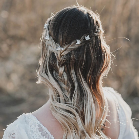Bridal Hair Pins, Crystal Bobby Pins, Mini Combs, Hair 