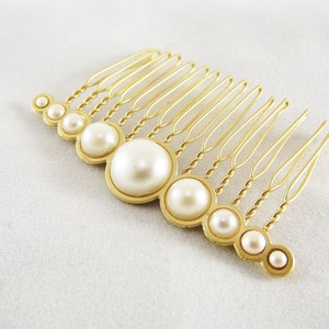 SALE Gold Hair Comb, Bridal Hair Accessories, Rose gold Hair Comb, Side hair comb, Wedding Accessories, Decorative Comb, Pearl Hair Comb