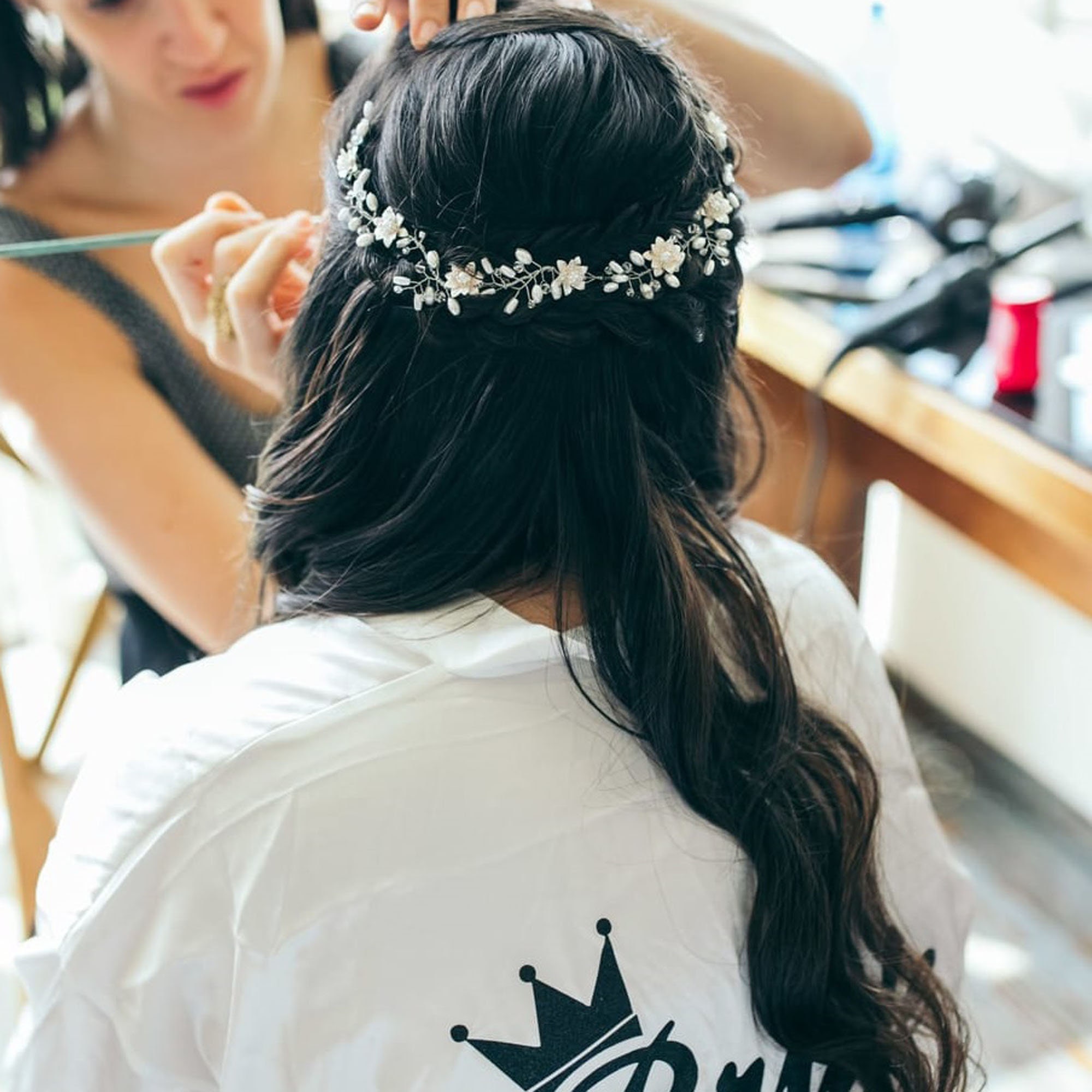 jeweled headpiece for weddings