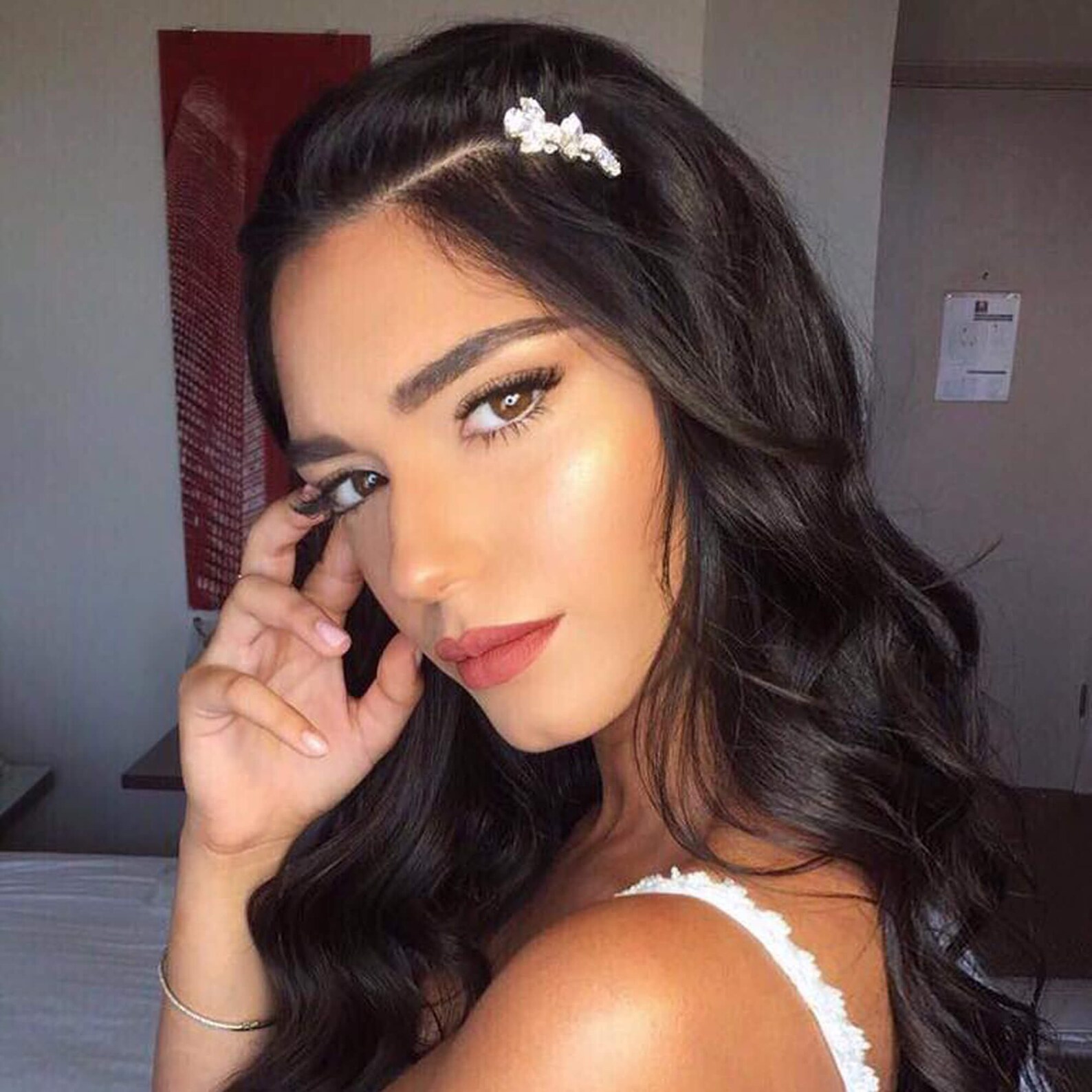 Bridal Hair Comb Side Hair Comb Cubic Zircon Crystal Etsy