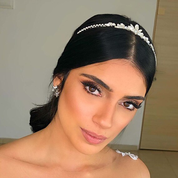Bridal Crown, Rhinestone Crystal Headpiece, Hair Accessories  display picture 3