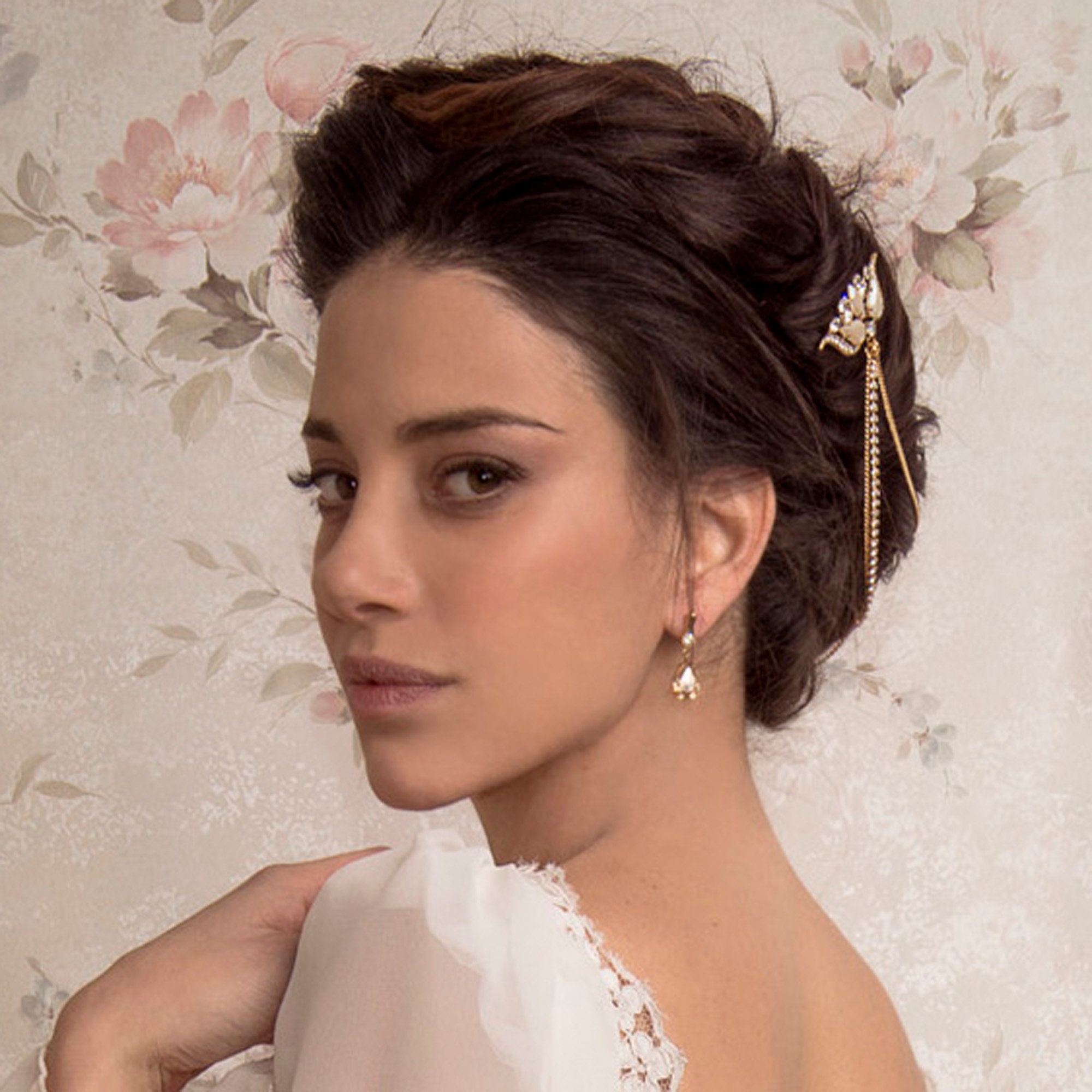 Orecchini Pendenti A Goccia In Oro Rosa 14k - Simbolo Infinito Con Cubico Zirconia - Gioielli Ipoallergenici Per Donna Con Orecchie Sensibili - Regalo Elegante Per Matrimonio - 4
