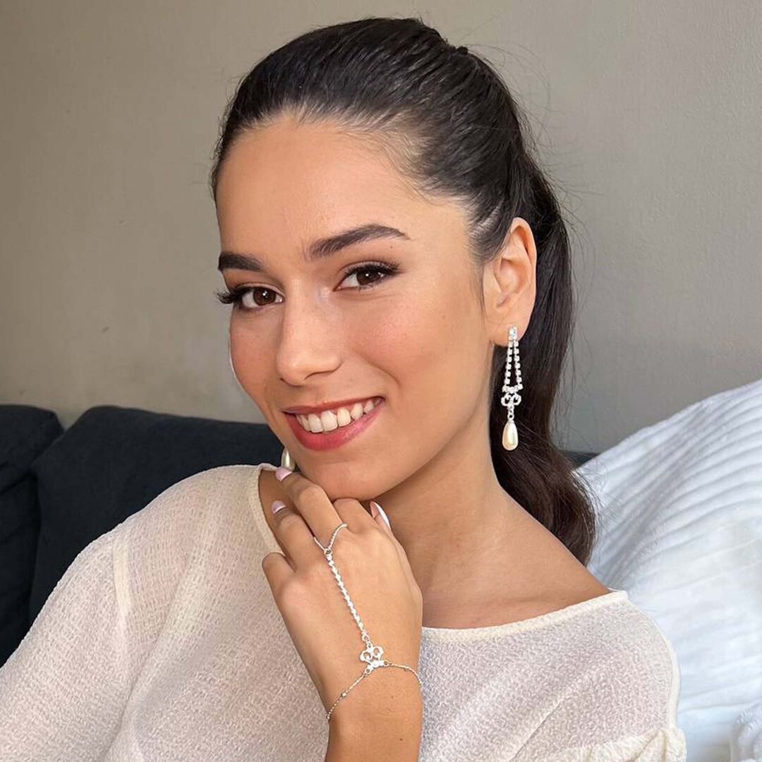 Hand Chain Bracelet, Cubic Zirconia Slave Bracelet, Gold Chain Gold