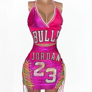 Pink Nba Jersey Dress - Etsy Pink Nba Jersey Dress - Etsy