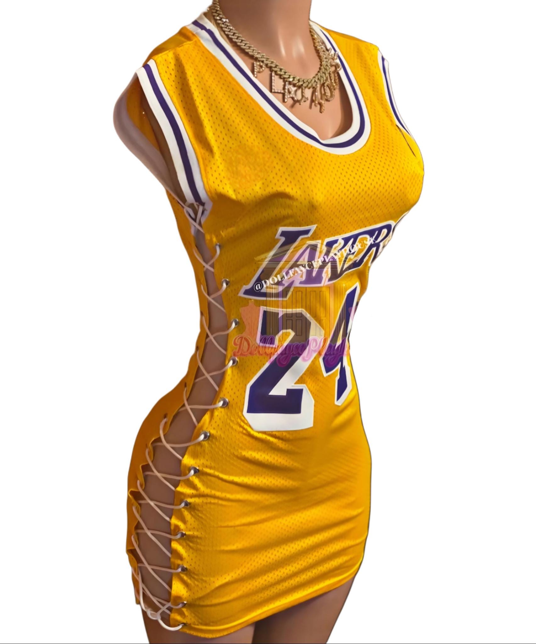 Lakers Jersey Dress - Etsy