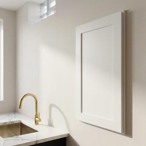 Modern Hidden Circuit Breaker Box Cover, Shaker Wall Decor, Utility Panel Hidden Door