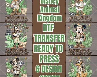 Disney Animal Kingdom DTF, Safari Family Trip 2026, Mickey Minnie Safari Iron On, Magical Kingdom Ready to Press, Disney World Vacation