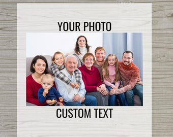 Custom DTF Transfer Your Photo, Personalized Family Picture T-Shirt Ready to Press, Vintage Custom Photo Iron On, Holiday Picture Design
